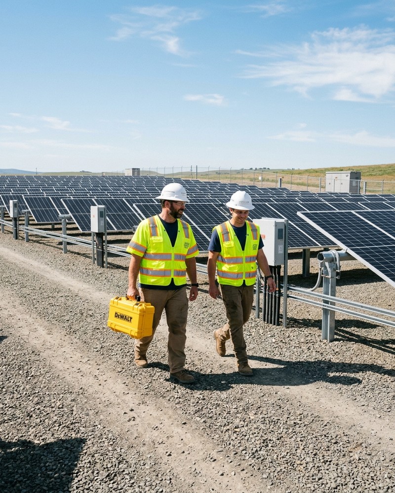 Solar-Powered Retail Mall